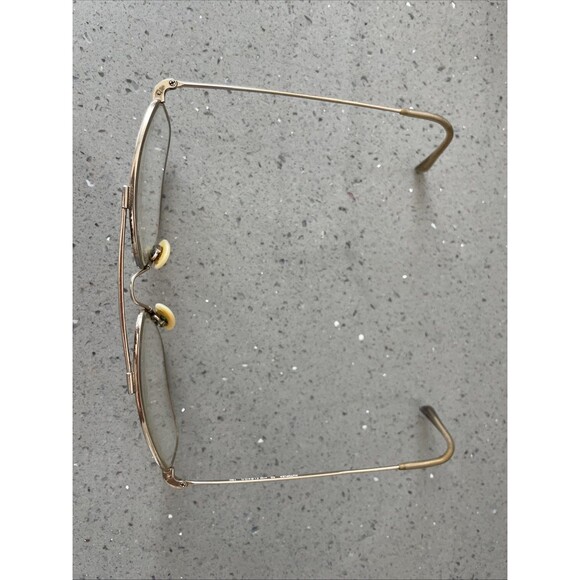 Marchon Autoflex w Flexon Eyeglasses Frames ONLY 40 Gold Full Rim 58-15-150 - Picture 2 of 16